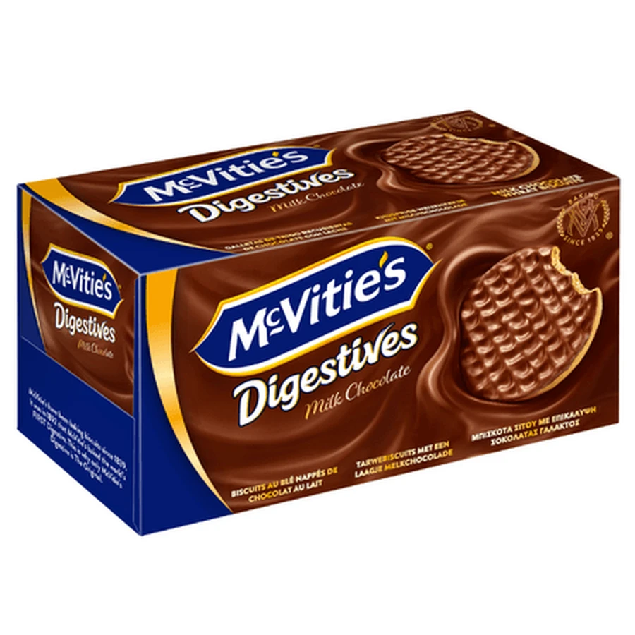 Galletas integrales recubiertas de chocolate con leche, 200 g, McVitie's