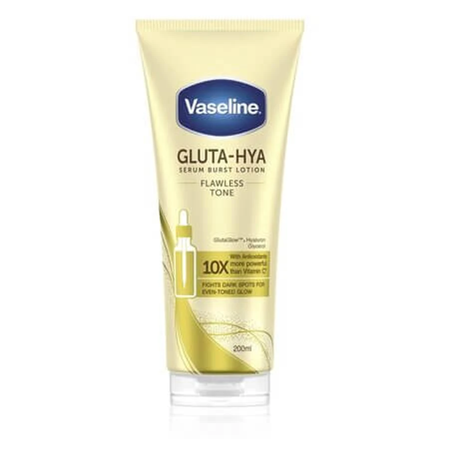 Flawless Tone Gluta Hya serumachtige bodylotion voor een egale teint, 200 ml, Vaseline