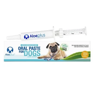 Mundpflegepaste zur Unterstützung der physiologischen Funktionen bei Hunden, 15 ml, Aloeplus