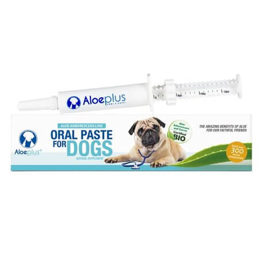 Oral paste to support physiological functions in dogs, 15 ml, Aloeplus