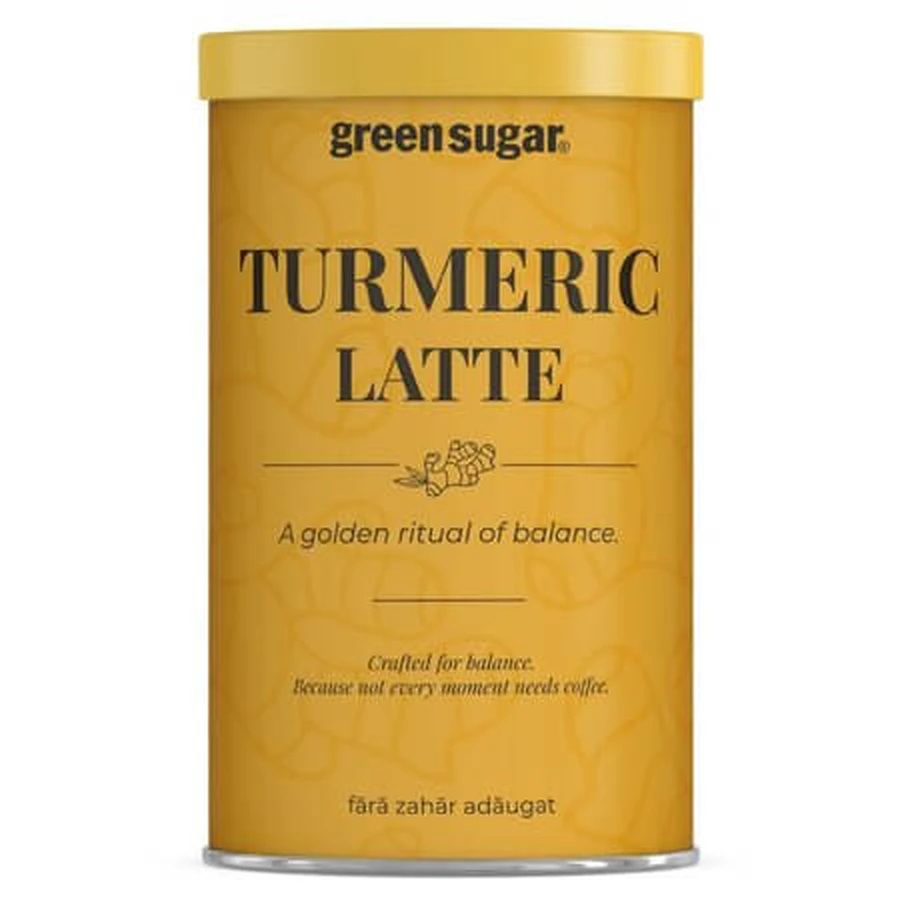 Kurkuma-Latte mit grünem Zucker – Ramonas Geheimnisse, 200 g, Remedia Laboratories