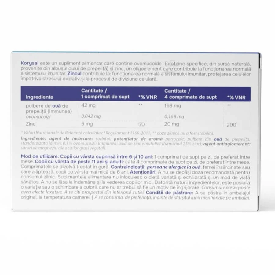 Korysal, 24 compresse masticabili, Naturpharma