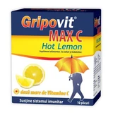 Gripovit Max C Hot Lemon, 10 sachets, Zdrovit