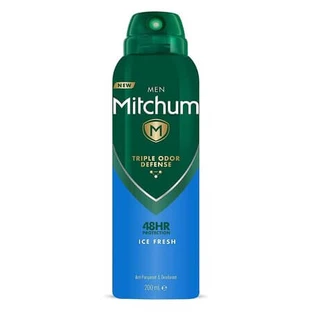Déodorant anti-transpirant en spray « Triple Odor Defense Ice Fresh » pour hommes, 200 ml, Mitchum