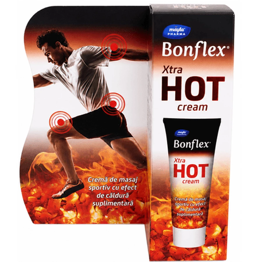 Bonflex Xtra Hot Warming Massage Cream, 100 ml, Mayla Pharma