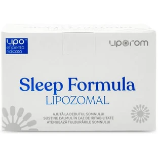 Sleep Formula Lipozomal, 30 plicuri x 10 g, Liporom