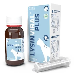 Lysinviral Plus, complément alimentaire pour chats, 50 ml, Pharmadiet