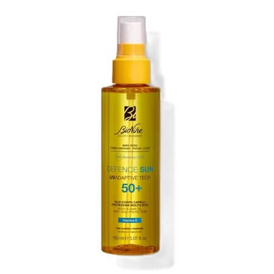 Ulei pentru corp si par SPF50+ Defence Sun, 150 ml, Bionike