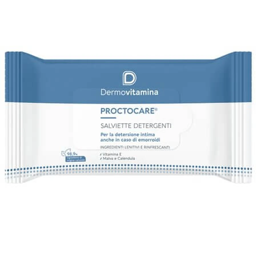Proctocare Intimate Wipes, 15 count, Dermovitamina