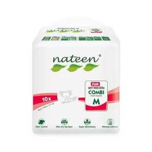 Pieluchy dla dorosłych Combi Plus Line, rozmiar M, opakowanie 10 sztuk, Nateen