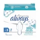 Baumwoll-Nachtbinden „Night Cotton Protection“, Größe 3, 8 Stück, Always