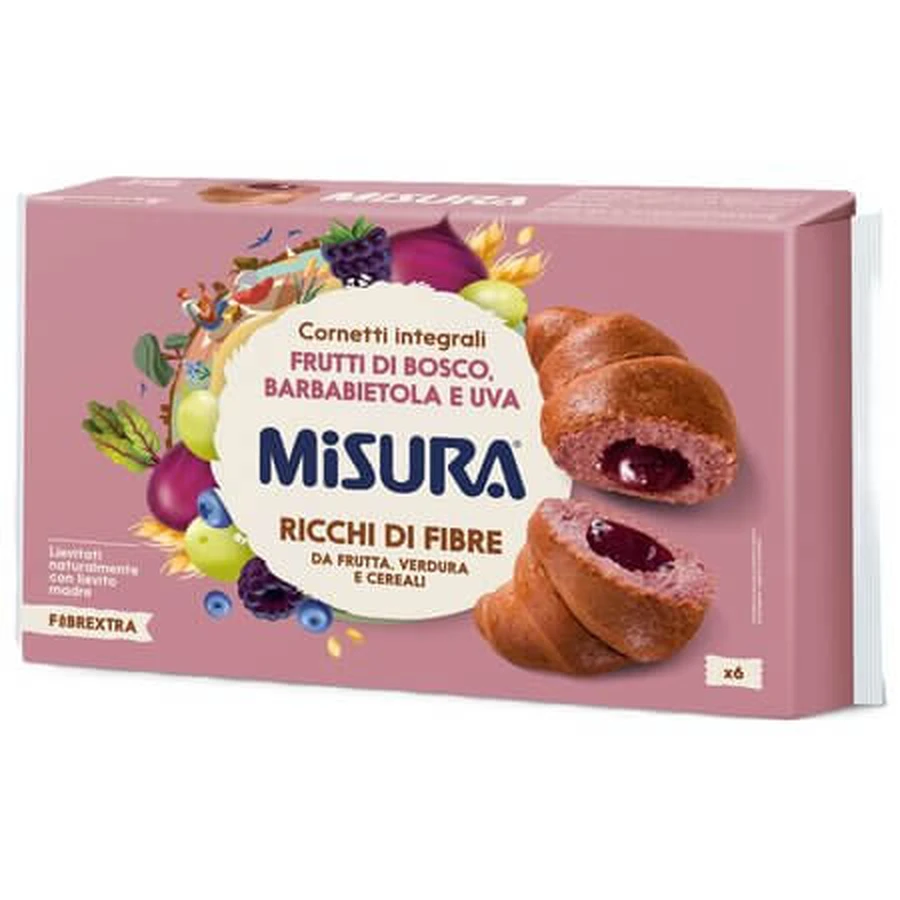 Whole-grain croissant with berries, beets, and grapes, 308 g, Misura