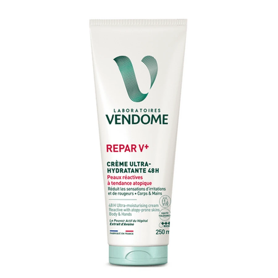 Repar V+ 48-Hour Ultra-Moisturizing Cream, 250 ml, Laboratoires Vendome