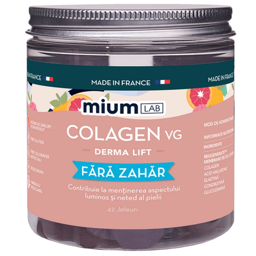 VG Derma Lift Collagen, 42 gummies, Mium Lab