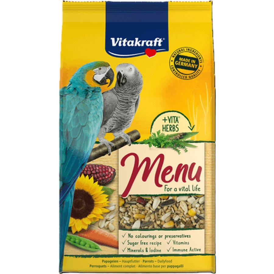 Menu Parrot Food, 1000 g, Vitakraft