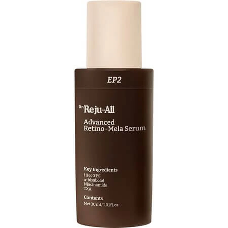 Advanced Retino-Mela Intensive Anti-Aging Serum with Hydroxypinacolone Retinoate (HPR) and Niacinamide, 30 ml, Dr. Reju-All