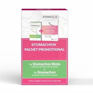 Zestaw: Stomachon Biota 30 kapsułek + Stomachon 30 kapsułek, Naturpharma