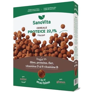 Protein Cereal with Cocoa, 250 g, Sanovita