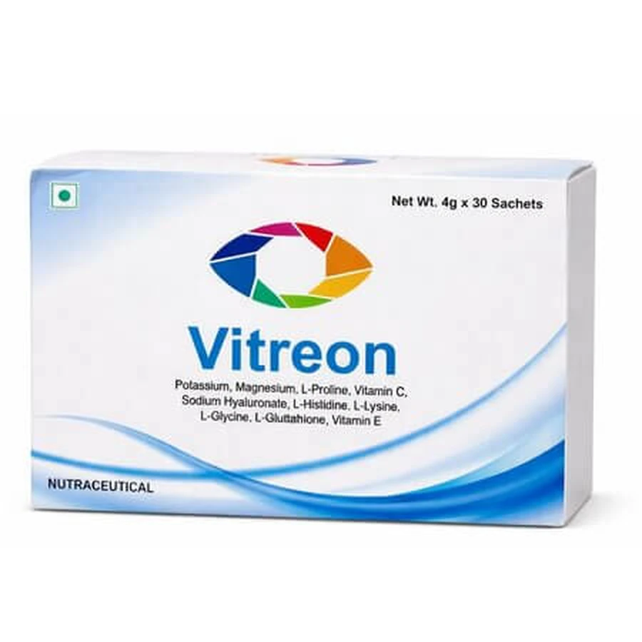 Complément alimentaire à base de vitamines et de minéraux Vitreon, 30 sachets, nutraceutique