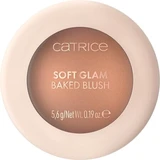 Satin-Finish Blush, 060 Blonzer Heat, Soft Glam Baked Blush, 5.6 g, Catrice
