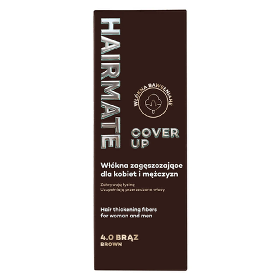 Włókna bawełniane nadające włosom gęstość 4.0 Satin Cover Up, 22 g, Hairmate: ceny i cechy