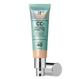 Crème teintée matifiante Light CC Natural Matte avec SPF 40, 32 ml, It Cosmetics
