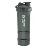 Groene plastic shaker, 450 ml, van farmaceutische kwaliteit