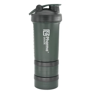 Grüner Kunststoff-Shaker, 450 ml, in pharmazeutischer Qualität