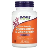Glucosamine and Chondroitin, 750/600 mg, 60 tablets, Now Foods