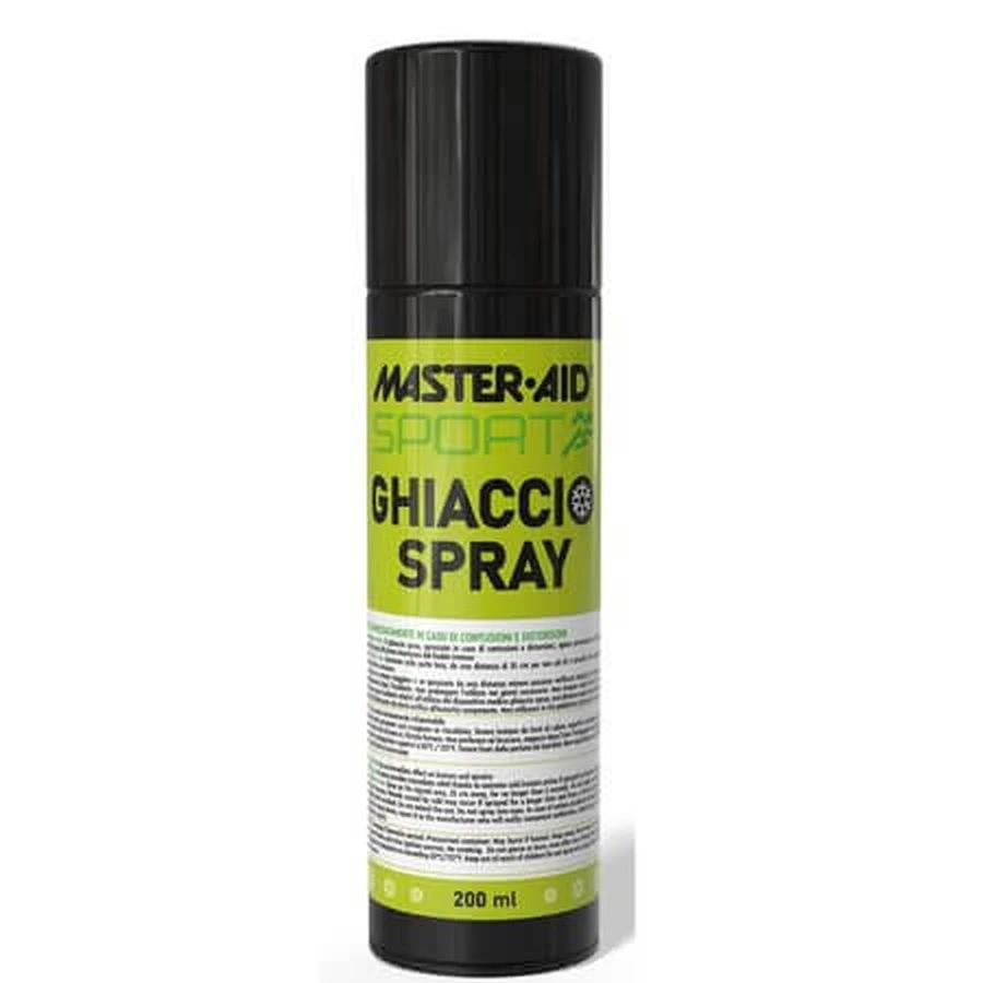 Ghiaccio Spray Master Aid Sport – Spray rafraîchissant, 200 ml, Pietrasanta Pharma