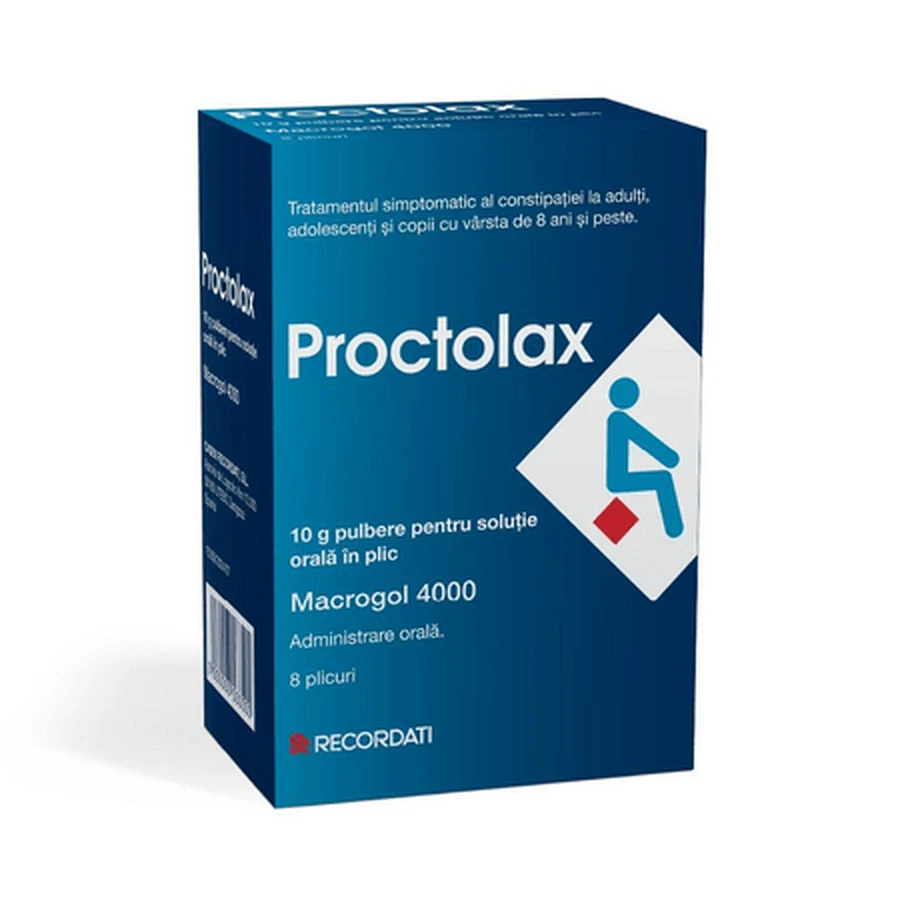 Proctolax, 10 g proszku do sporządzania roztworu doustnego, 8 saszetek, Casen Recordati: ceny i cechy