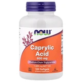 Caprylsäure, 600 mg, 100 Softgels, Now Foods