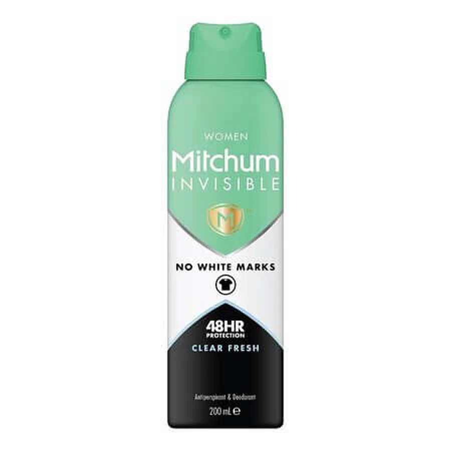 Antiperspirant spray Triple Odor Defense Clear Fresh, 200 ml, Mitchum