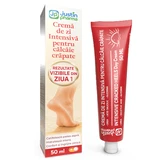 Dagcrème met ureum en glycerine voor gebarsten hielen, 50 ml, Justin Pharma