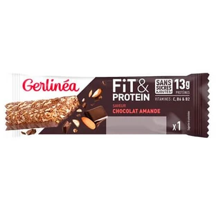 Fit & Protein Chocolate and Almond Protein Bar, 45 g, Gerlinea