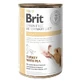 Hrana umeda din curcan pentru caini Hepatic, 400 g, Brit