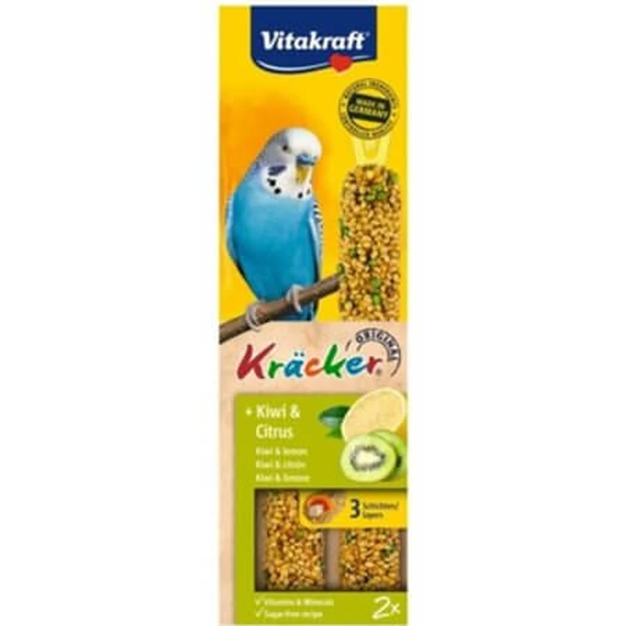 Kracker Kiwi and Lemon Parakeet Treats, 60 g, Vitakraft