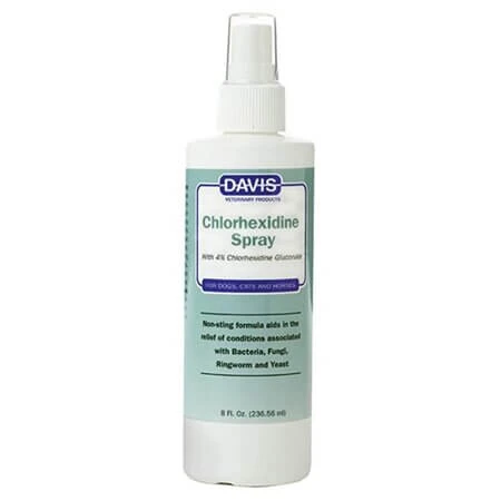Chlorhexidine Broad-Spectrum Antiseptic Spray, 236.56 ml, Davis