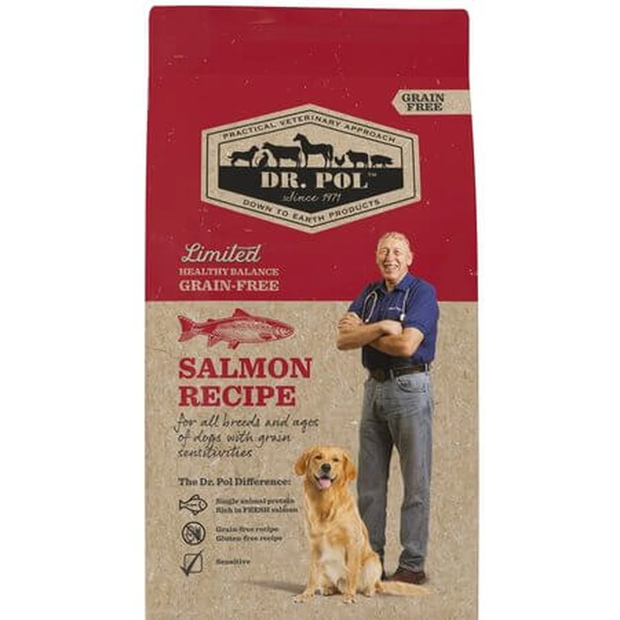 Droogvoer voor honden met zalm, 2 kg, Dr. Pol