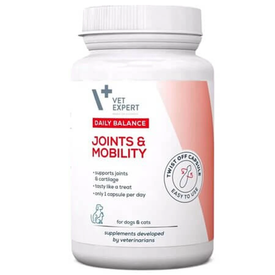 Joints & Mobility Joint Health Supplement for Dogs and Cats, 50 capsules, VetExpert