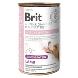 Hypoallergenic Monoprotein Wet Dog Food with Lamb, 400 g, Brit