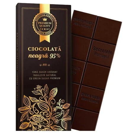 95% Dark Chocolate, 70 g, Remedia Laboratories