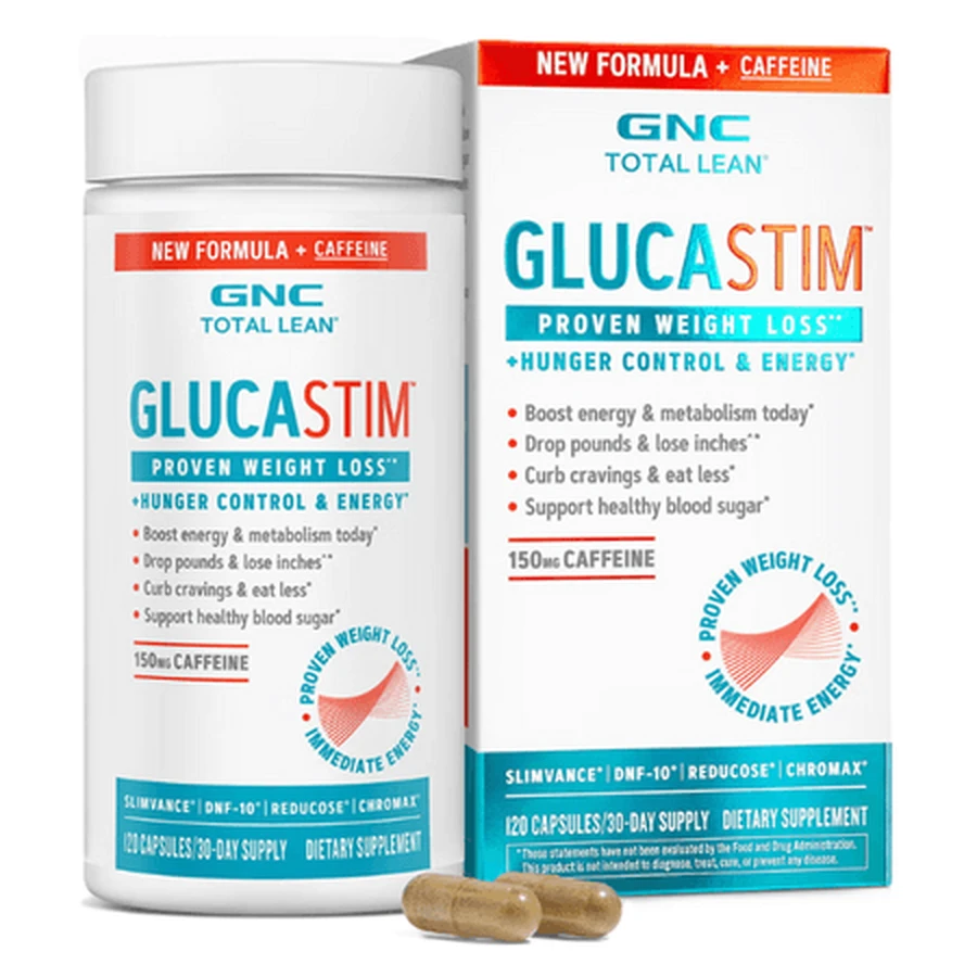 GlucaStim Total Lean, 120 capsules, GNC