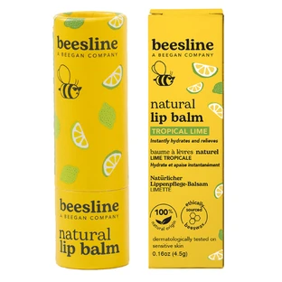 Bálsamo labial natural con aroma tropical a lima, 4,5 g, Beesline