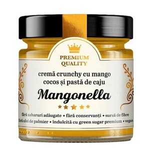 Crème croquante Mangonella à la mangue, à la noix de coco et à la pâte de noix de cajou, 250 g, Remedia Laboratories