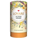 Mezcla de té verde con hierbas, frutas y pétalos de flores de Alpine Herbs, 80 g, Lovare