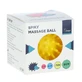 Gelber Massageball, 7 cm, mit Noppen, 1 Stück, Biogenetix