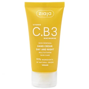Vitamin C, B3, and Niacinamide Hand Moisturizer, 50 ml, Ziaja