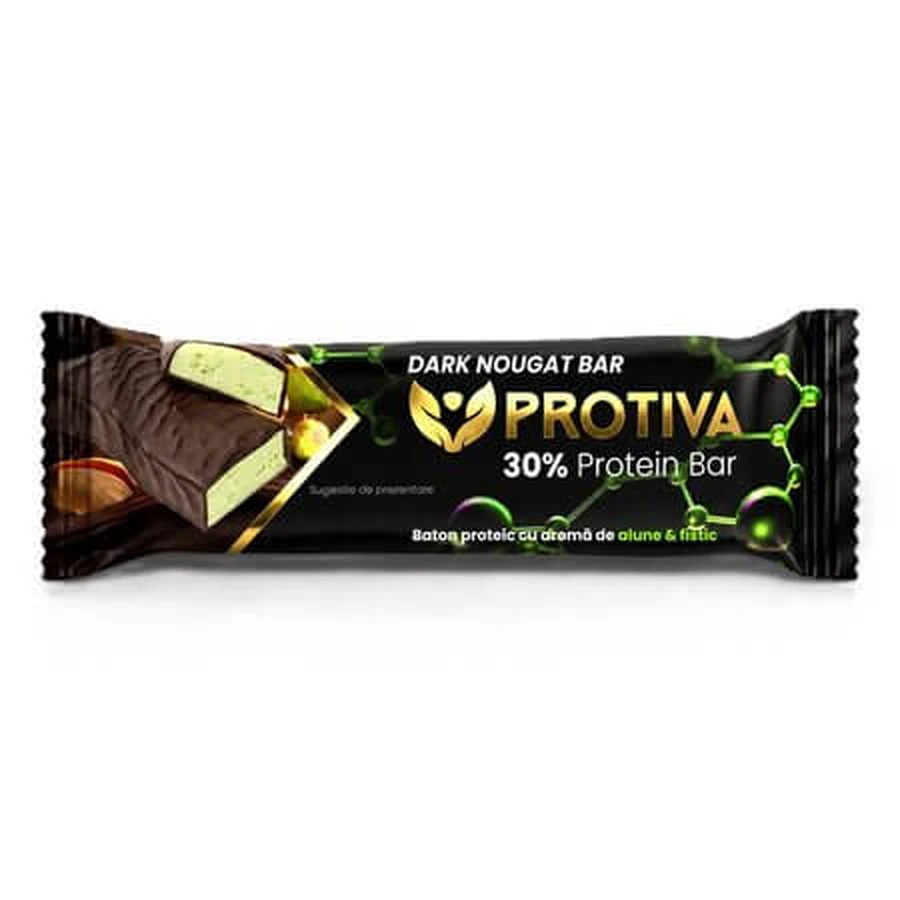 Protein bar with hazelnut and pistachio flavor, 55 g, Protiva