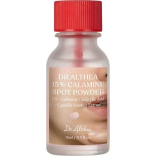 Loción facial en polvo para manchas con calamina al 15 %, 15 ml, Dr. Althea